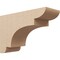 Ekena Millwork 7"W x 21"D x 14"H Classic New Brighton Rough Cedar Woodgrain TimberThane Corbel, Primed Tan CORUR07X21X14NEBRCPR - alternate 1